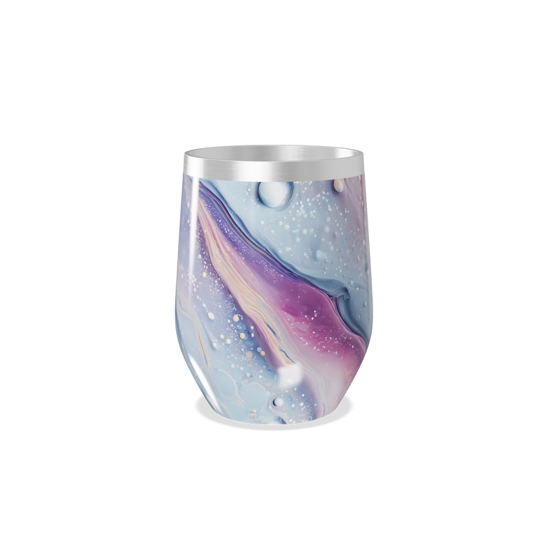 Copo Térmico Slim - Efeito Mármore Colorido