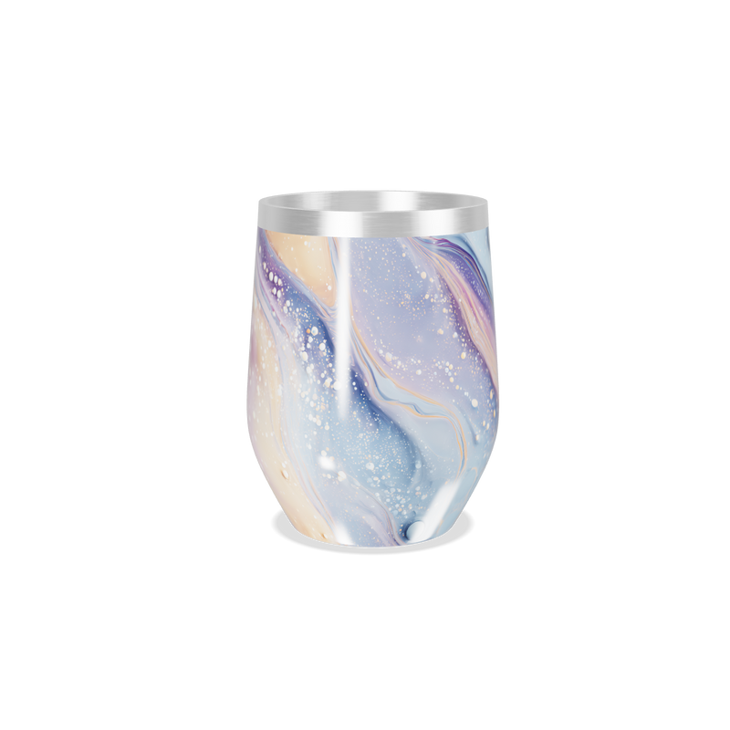 Copo Térmico Slim - Efeito Mármore Colorido