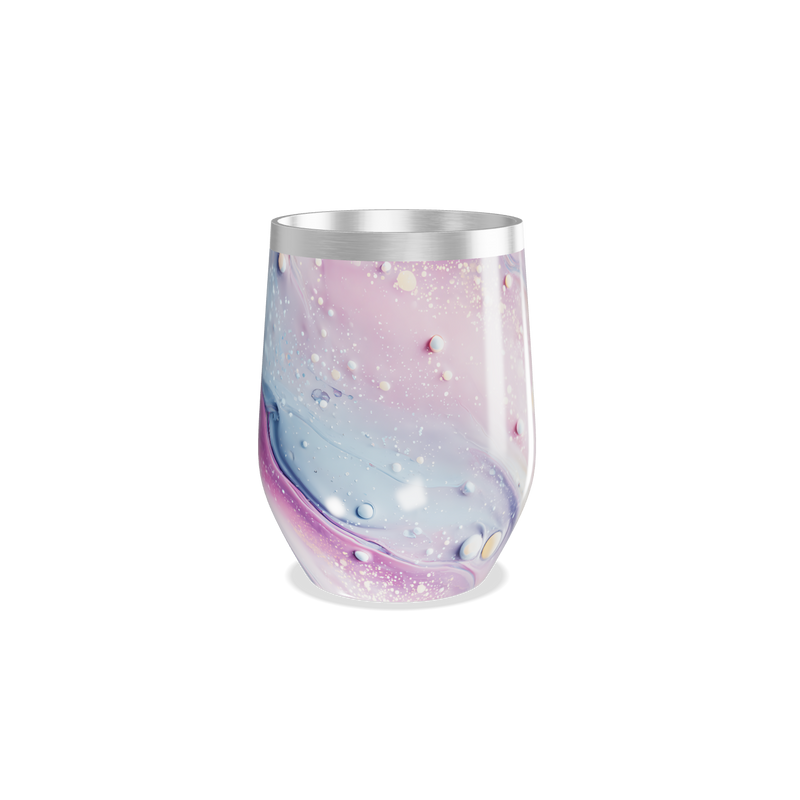 Copo Térmico Slim - Efeito Mármore Colorido