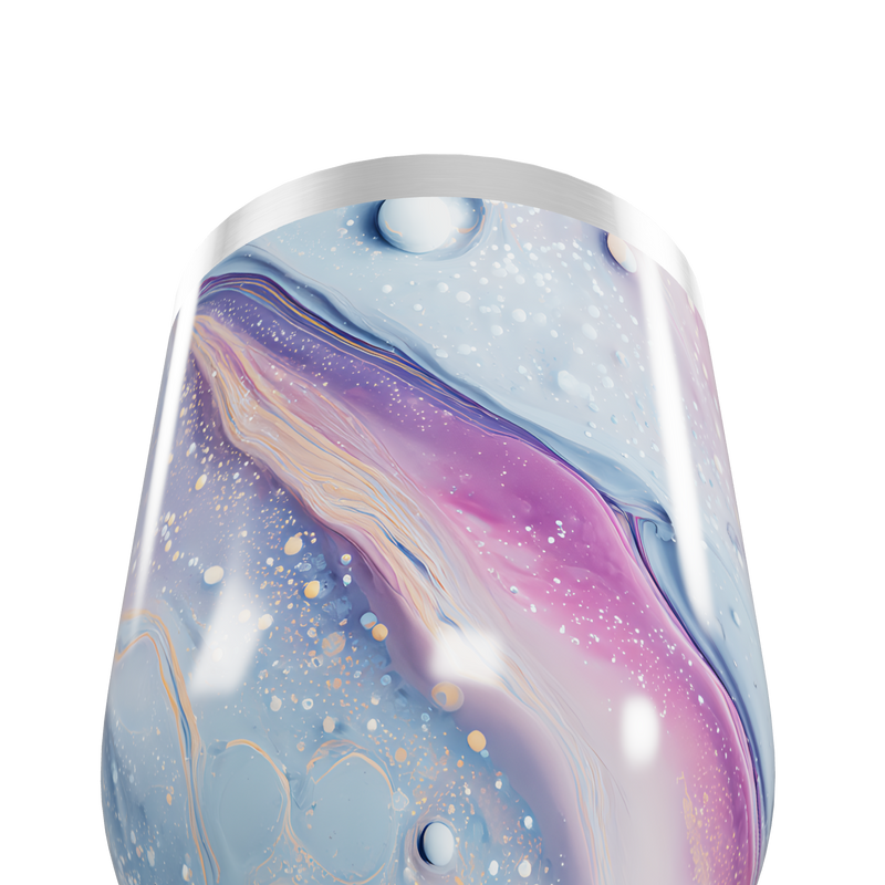 Copo Térmico Slim - Efeito Mármore Colorido