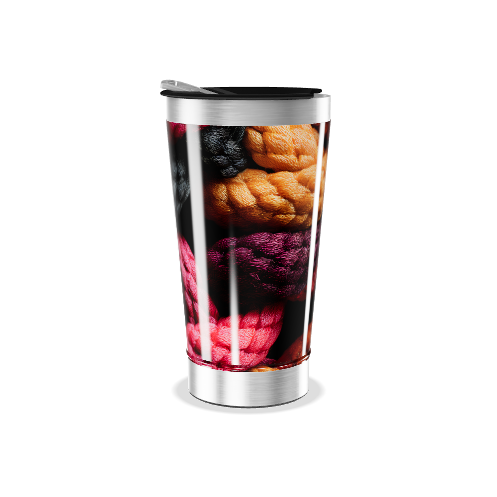 Copo Térmico - Cores Vibrantes em Aço Inox