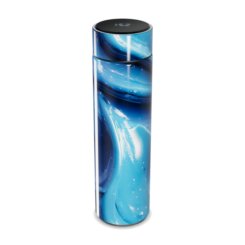 Garrafa Térmica Touch - Azul Marmorizada