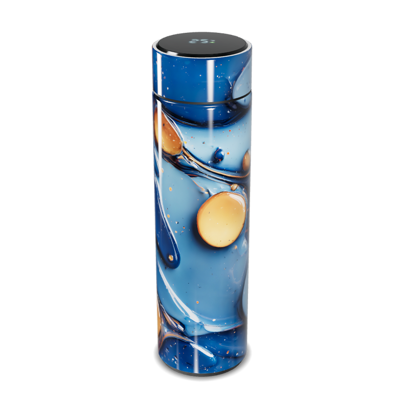 Garrafa Térmica Touch - Azul Abstrato