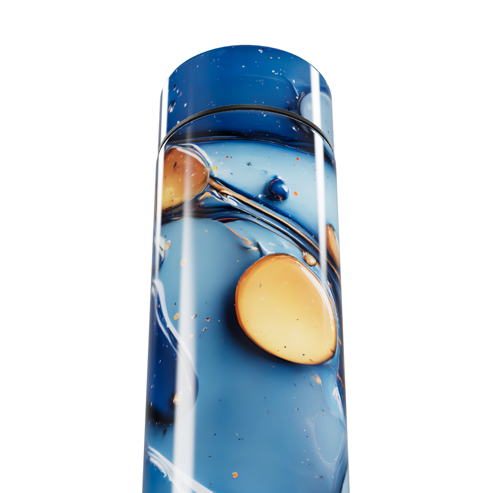 Garrafa Térmica Touch - Azul Abstrato