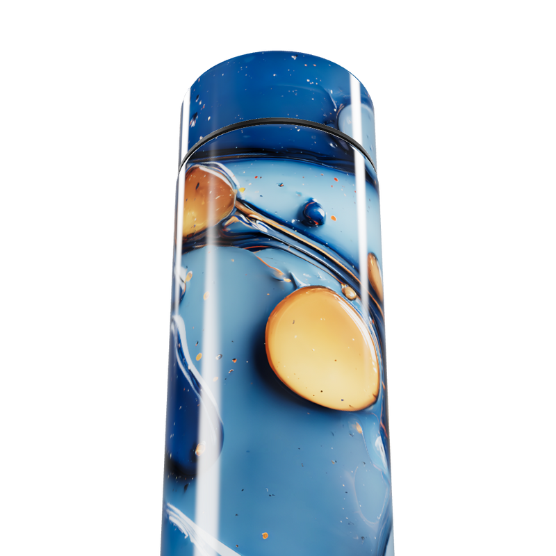 Garrafa Térmica Touch - Azul Abstrato