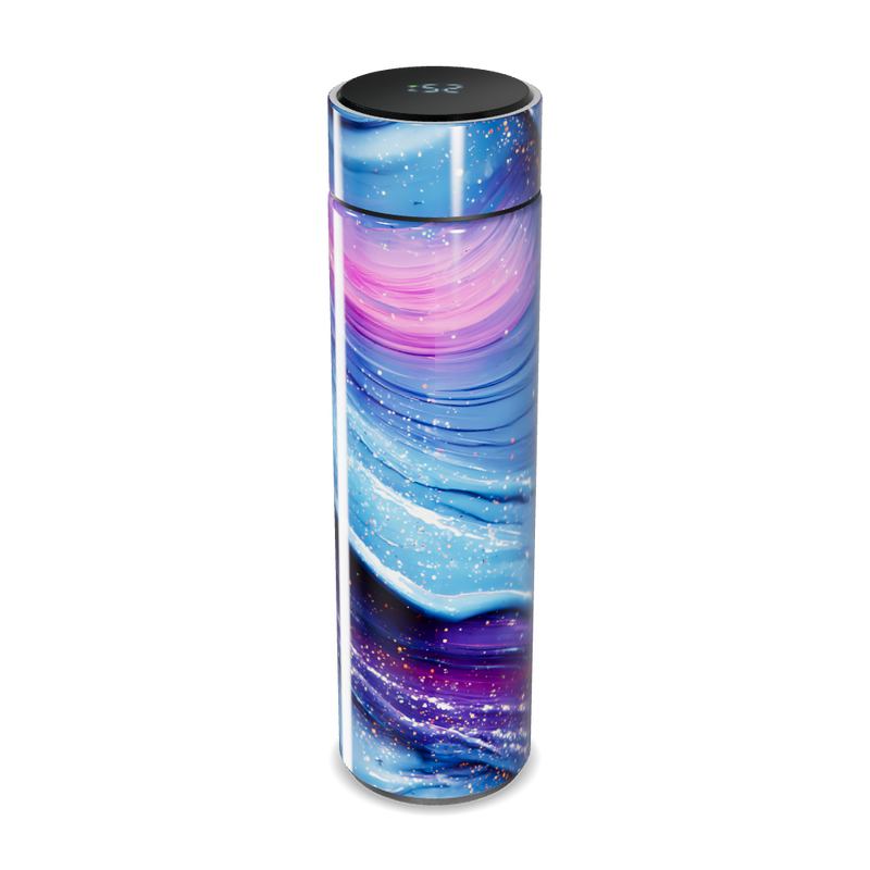 Garrafa Térmica Touch - Azul Roxo Estampada