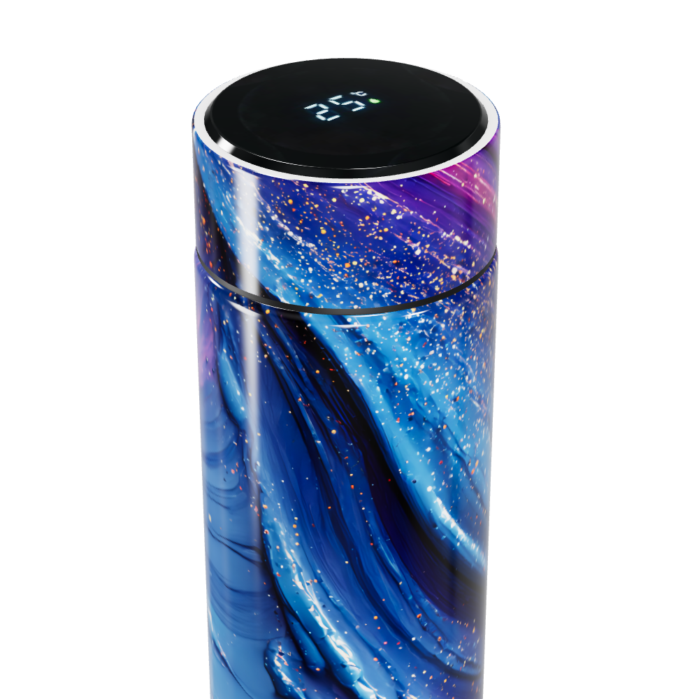 Garrafa Térmica Touch - Azul Roxo Estampada