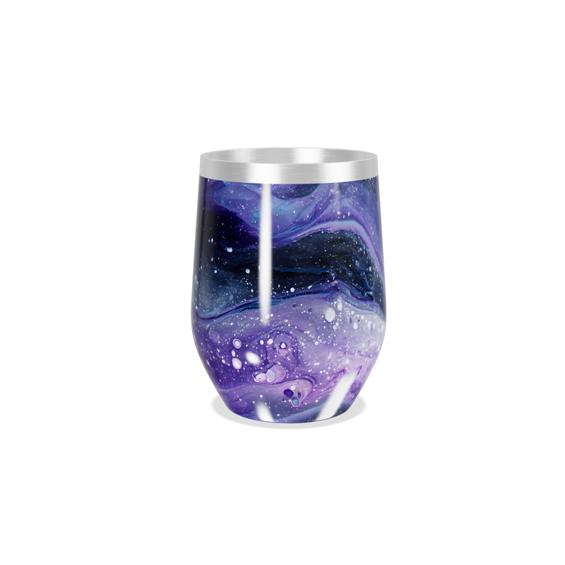 Copo Térmico Slim - Azul e Roxo Espacial