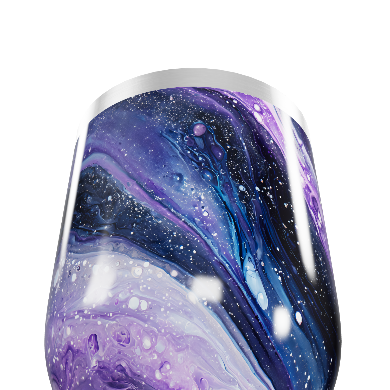 Copo Térmico Slim - Azul e Roxo Espacial