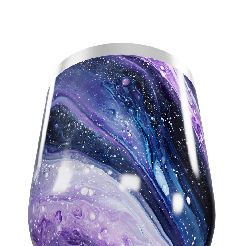 Copo Térmico Slim - Azul e Roxo Espacial