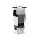 Copo Térmico - Estampa Geométrica Preto e Branco