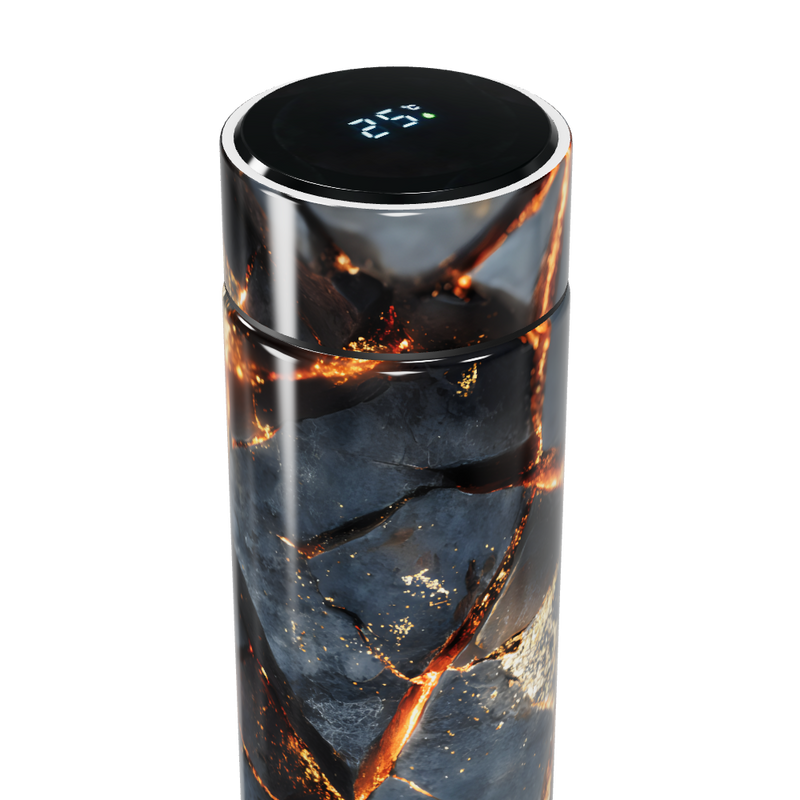 Garrafa Térmica Touch - Design Vulcânico