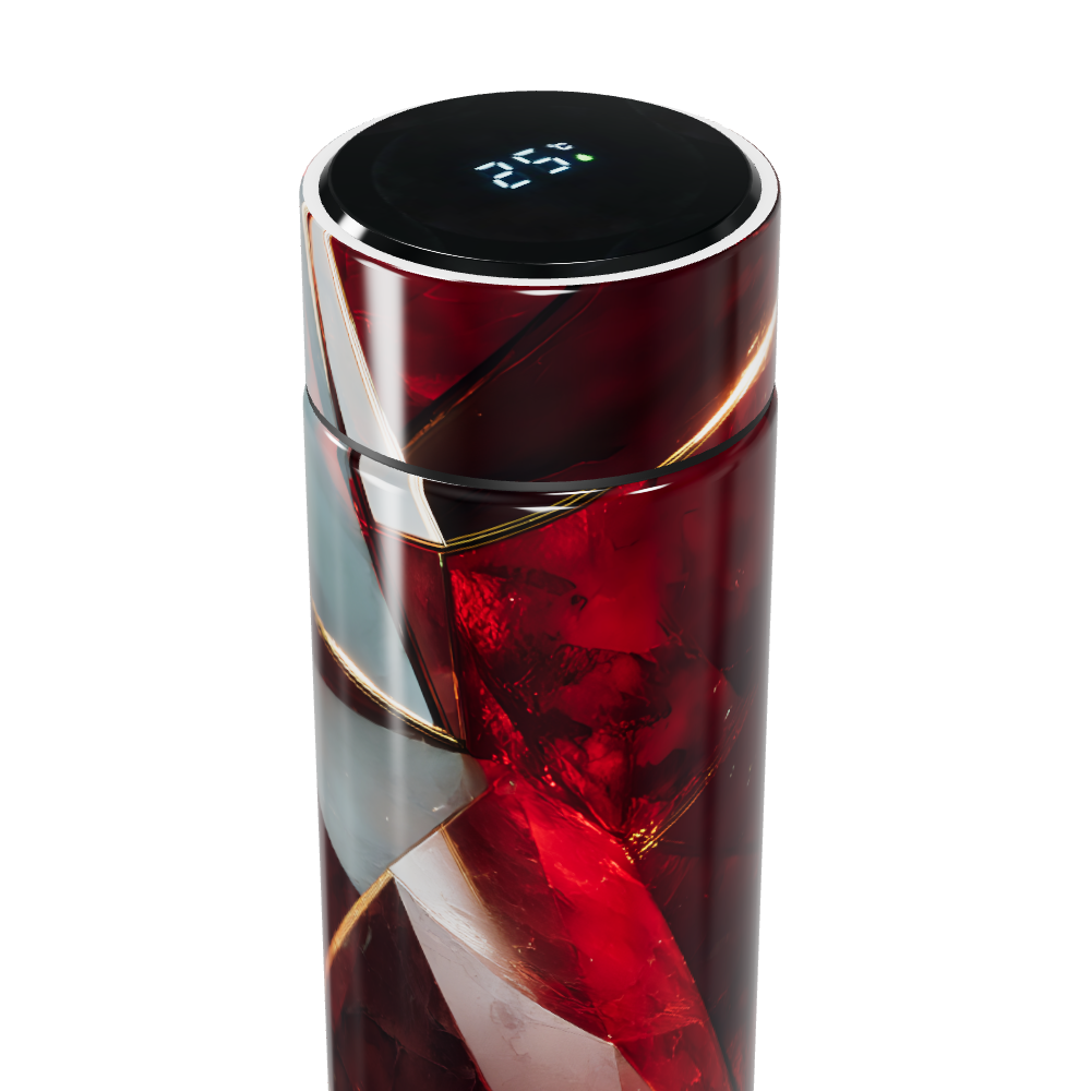 Garrafa Térmica Touch - Vermelha Design Moderno