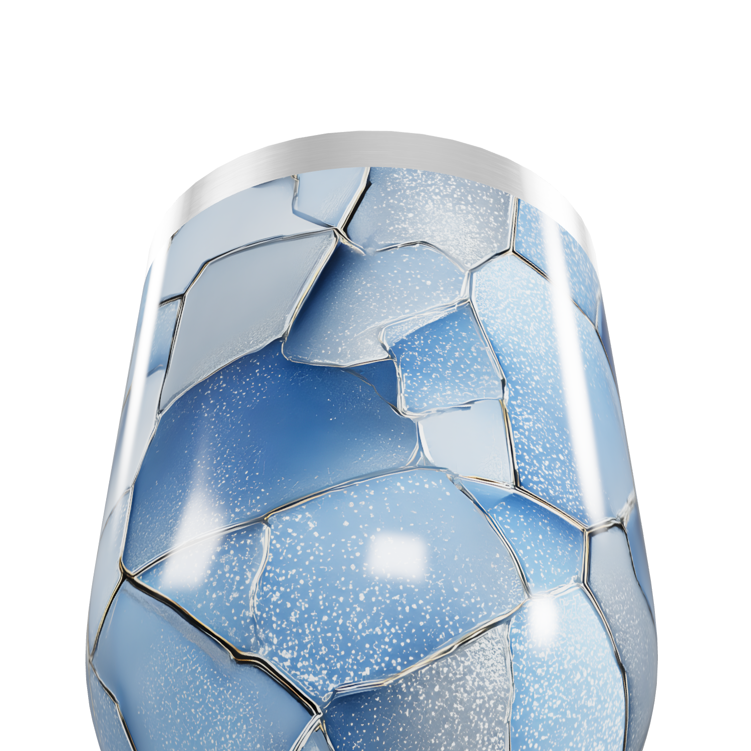 Copo Térmico Slim - Azul Vidro Quebrado