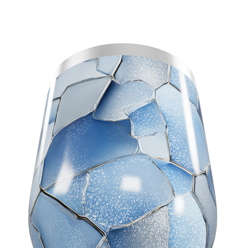 Copo Térmico Slim - Azul Vidro Quebrado