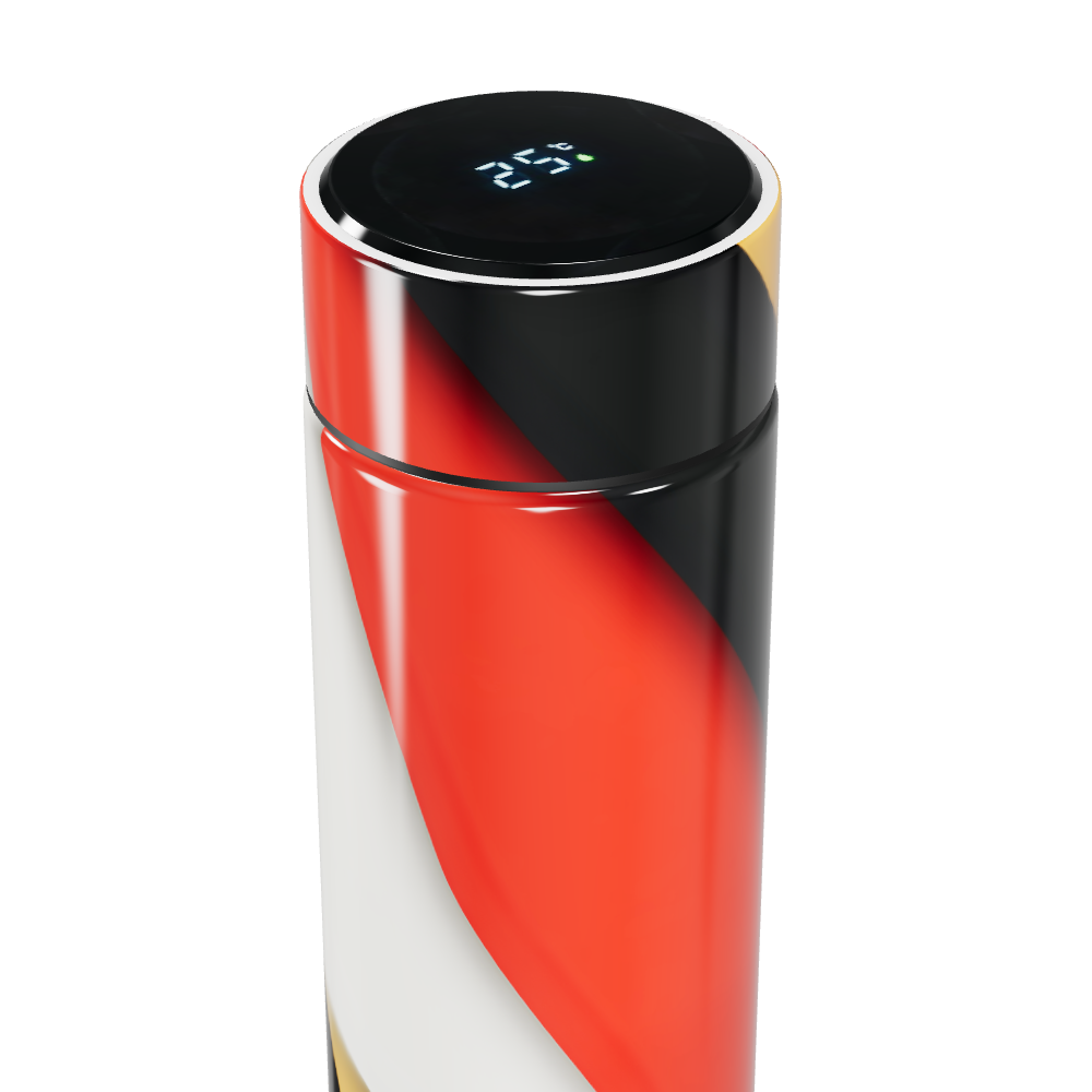 Garrafa Térmica Touch - Colorida com Listras