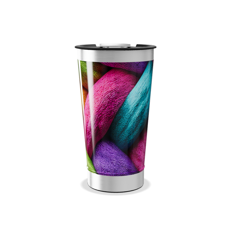 Copo Térmico - Estampa Colorida Inox
