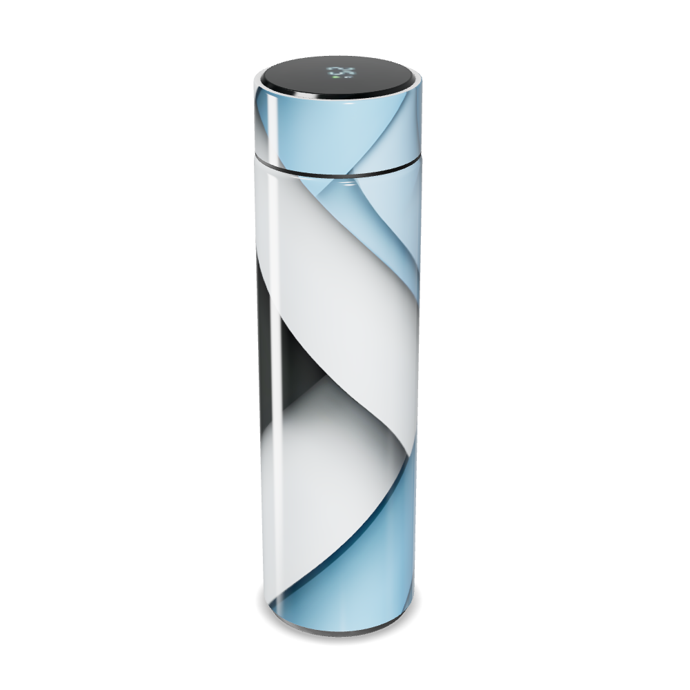 Garrafa Térmica Touch - Inox Digital Branca