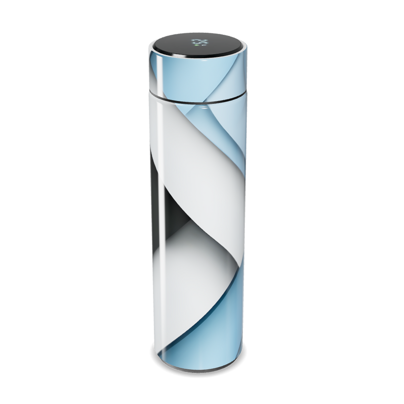 Garrafa Térmica Touch - Inox Digital Branca