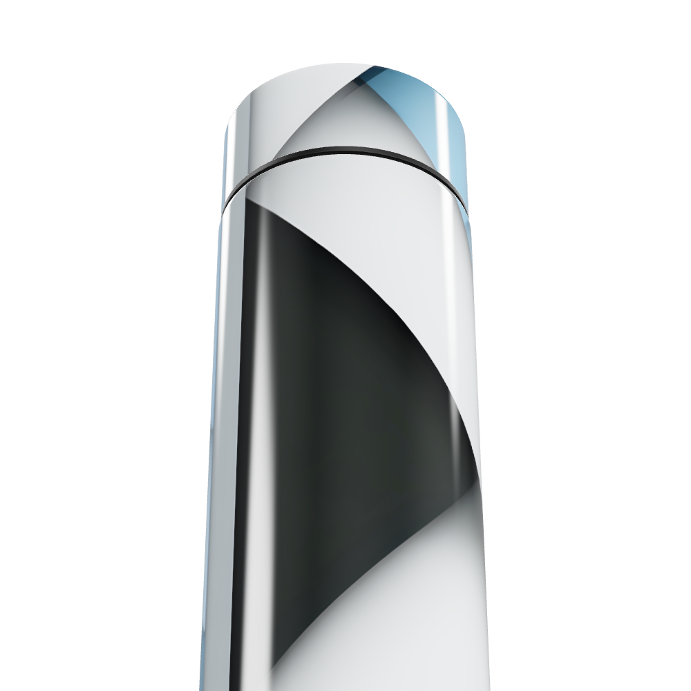 Garrafa Térmica Touch - Inox Digital Branca