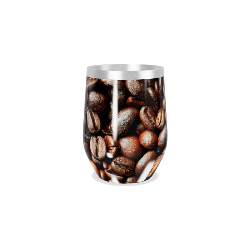 Copo Térmico Slim - Grãos de Café Aço Inox