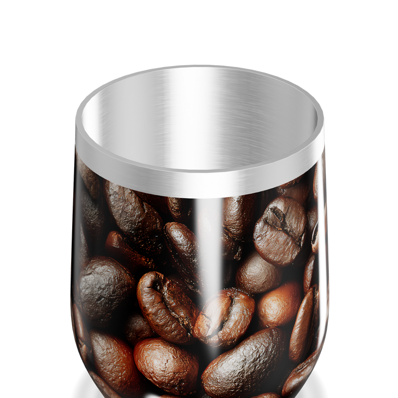 Copo Térmico Slim - Grãos de Café Aço Inox