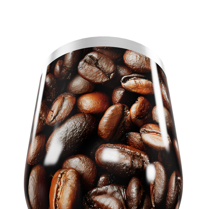 Copo Térmico Slim - Grãos de Café Aço Inox