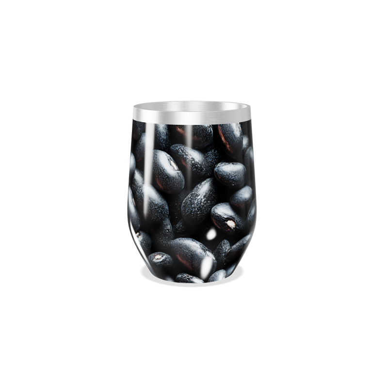 Copo Térmico Slim - Estampa Grãos Preto