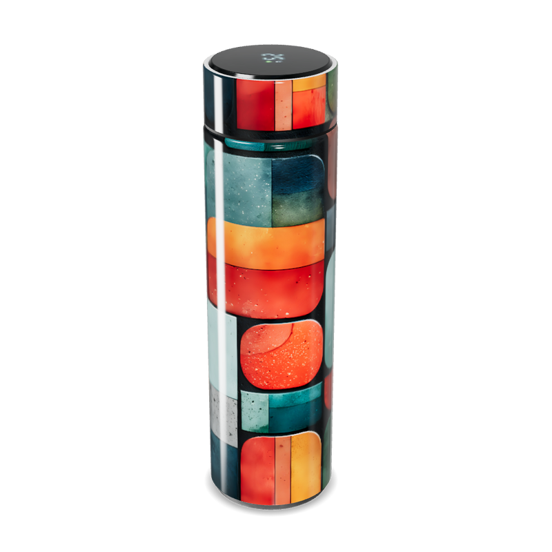 Garrafa Térmica Touch - Estampada Colorida Inox