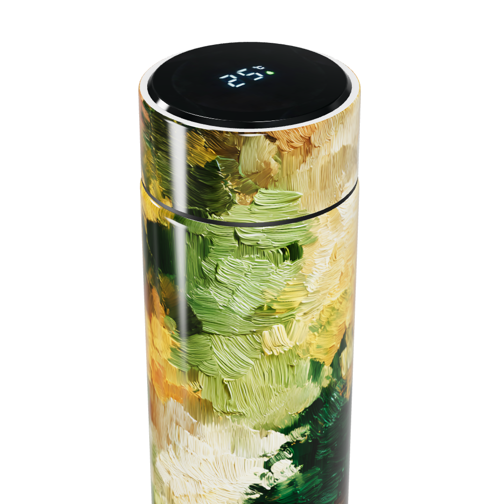 Garrafa Térmica Touch - Estampa Colorida Artística