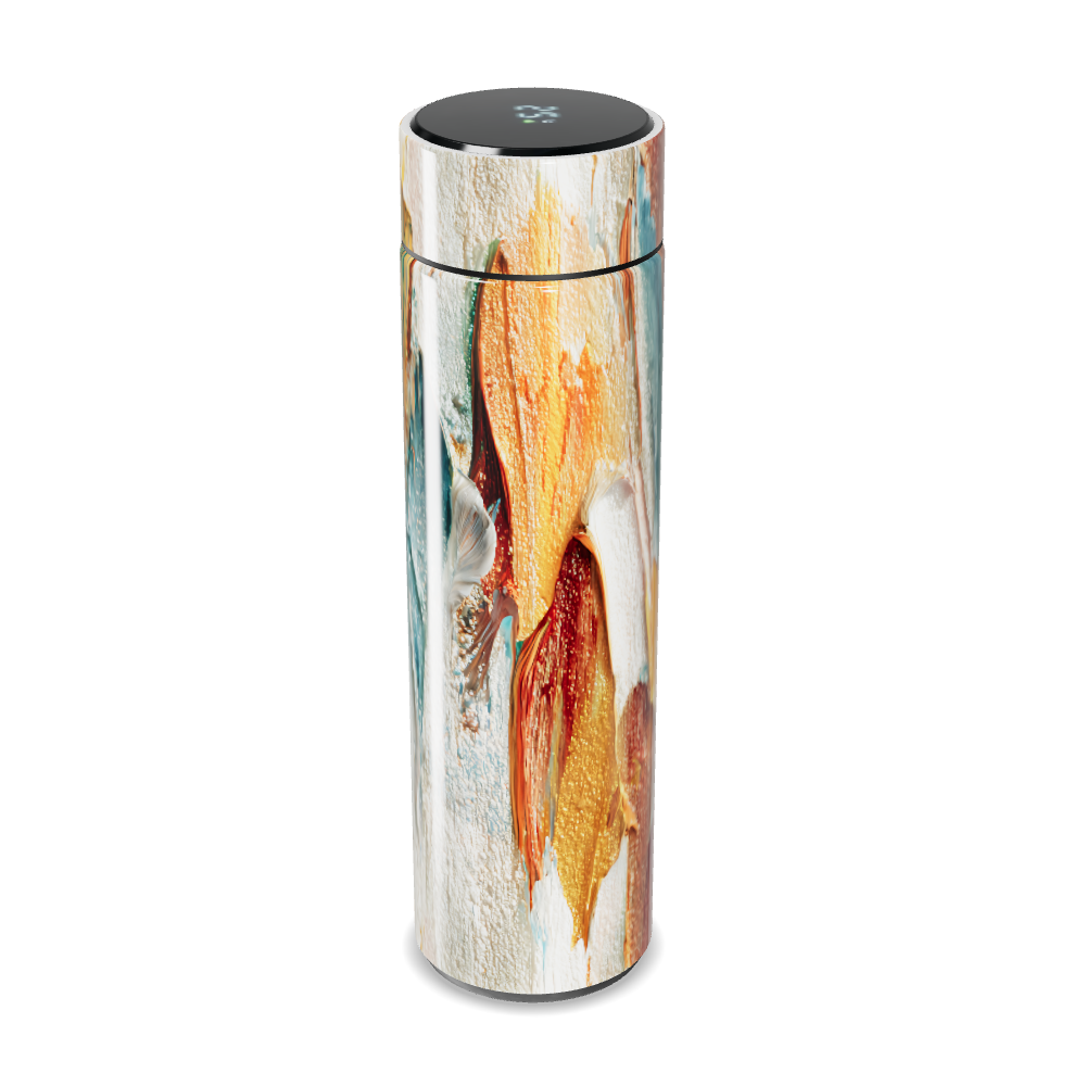 Garrafa Térmica Touch - Estampa Abstrata Colorida