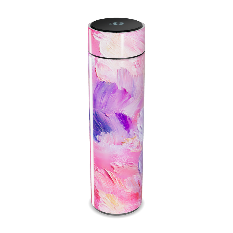 Garrafa Térmica Touch - Rosa Estampada Digital