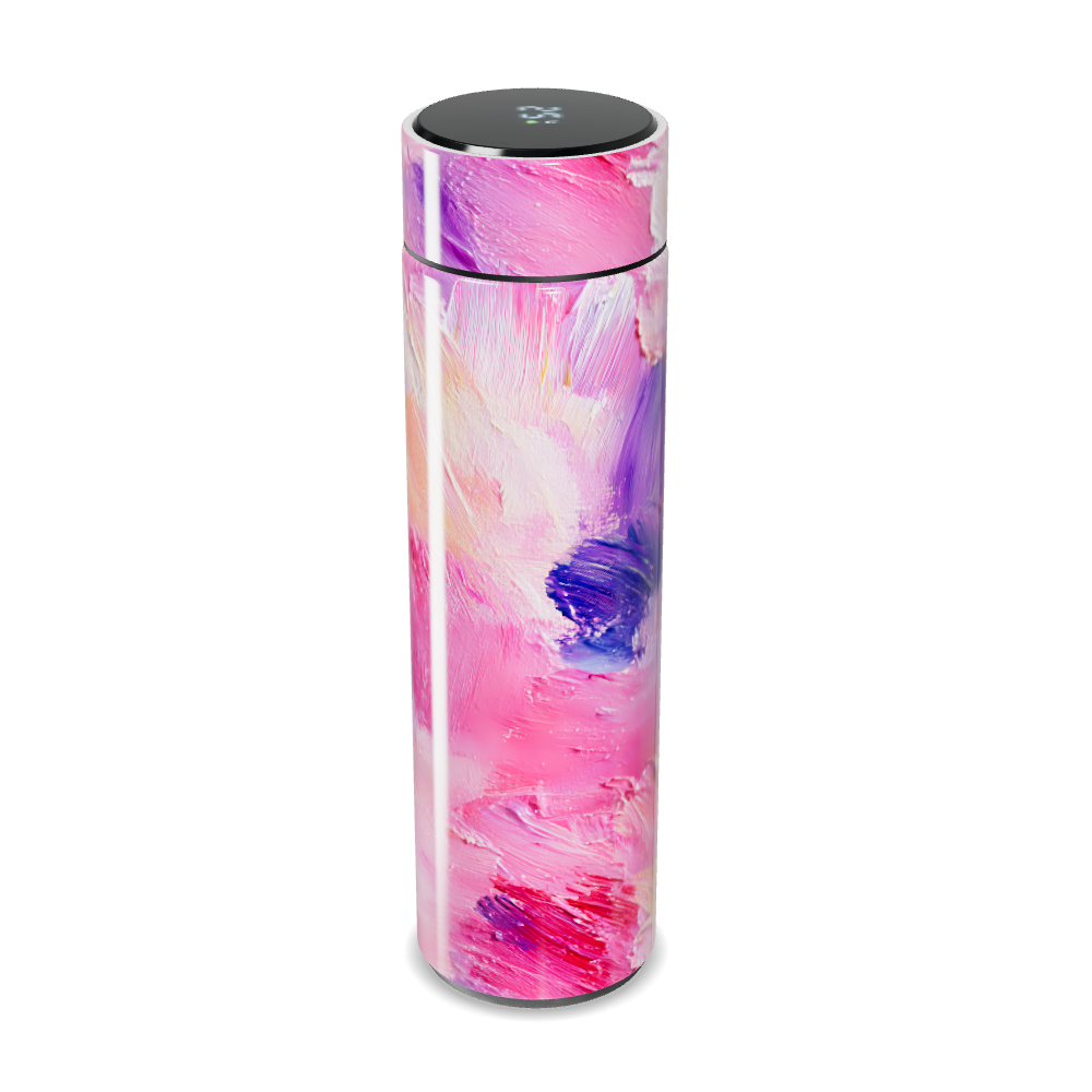 Garrafa Térmica Touch - Rosa Estampada Digital