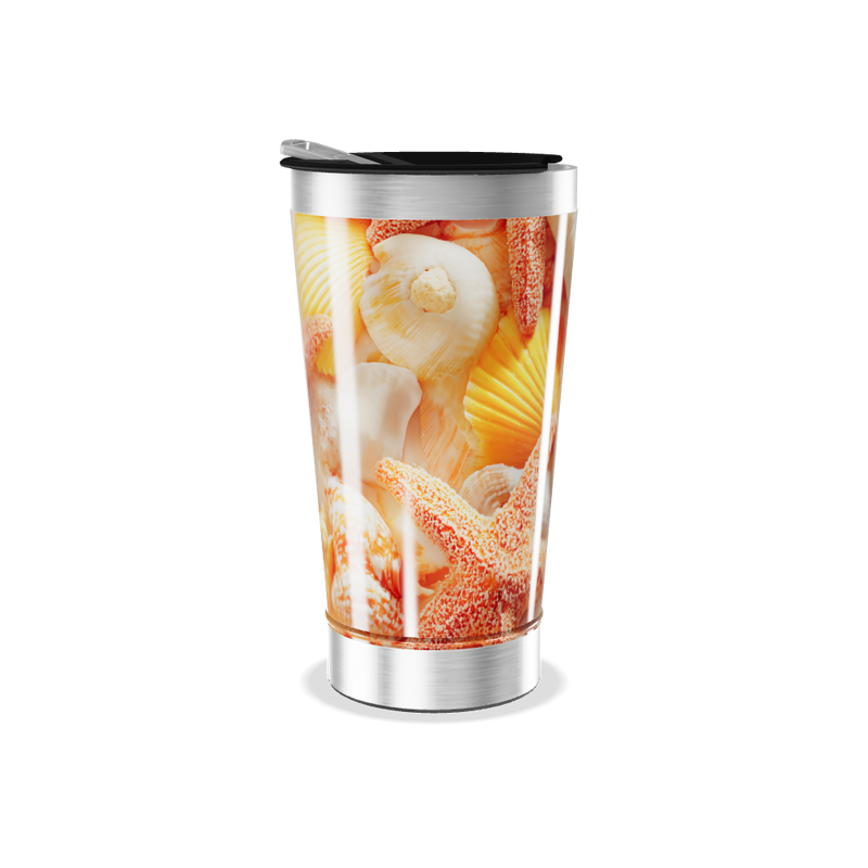 Copo Térmico - Conchas Marinhas