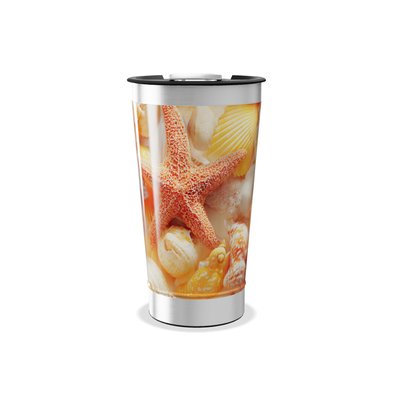 Copo Térmico - Conchas Marinhas