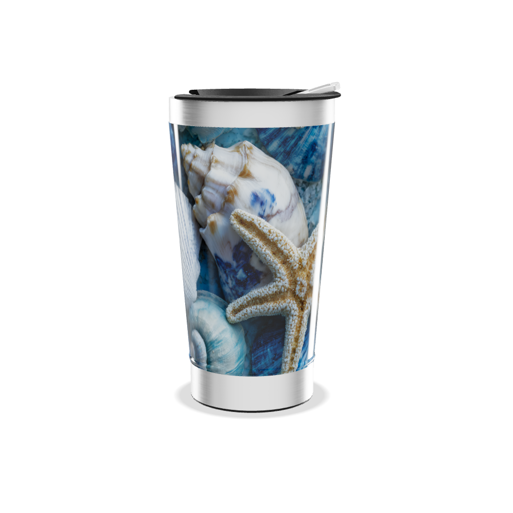 Copo Térmico - Estampa Concha Azul