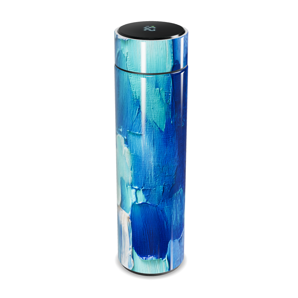 Garrafa Térmica Touch - Azul Artístico