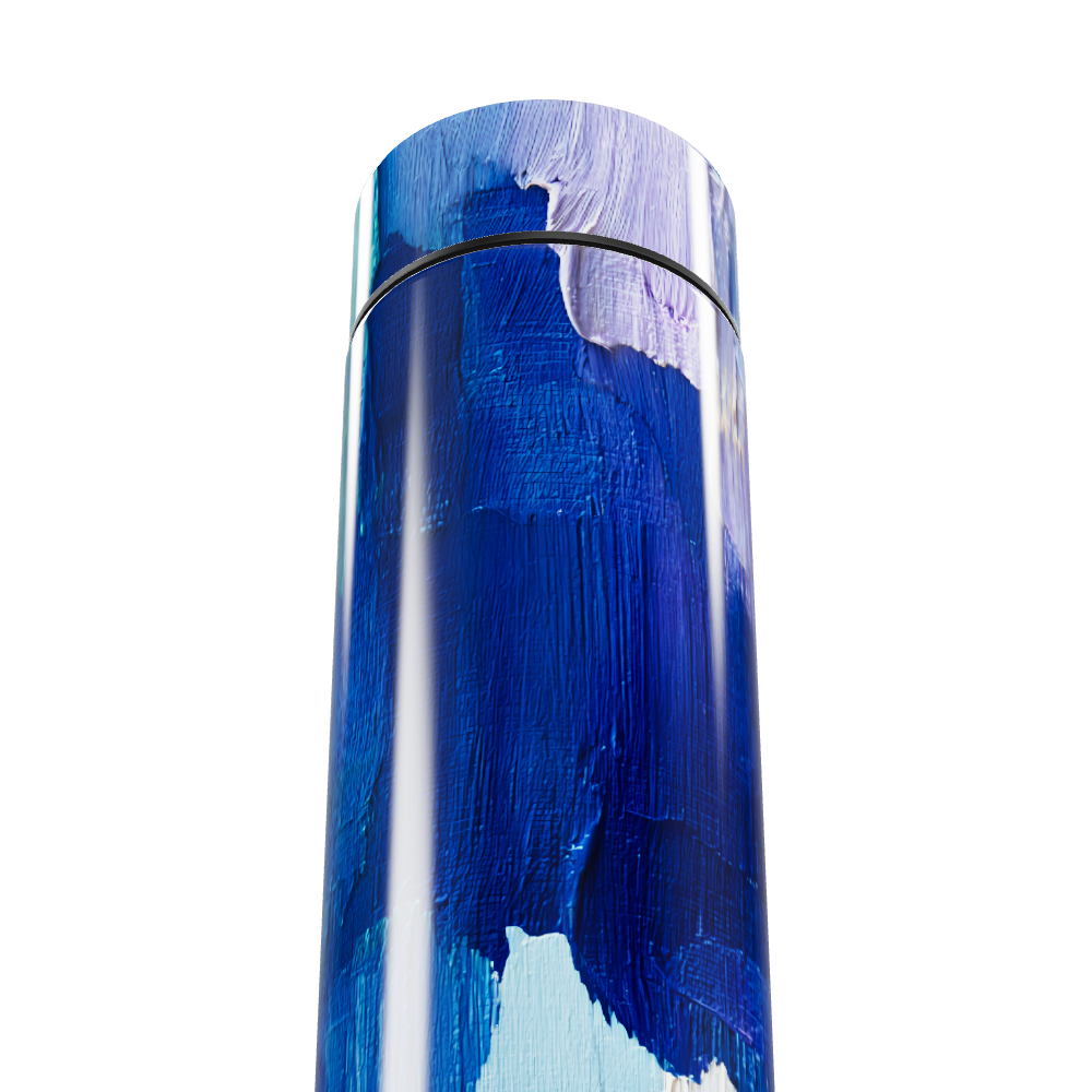 Garrafa Térmica Touch - Azul Artístico