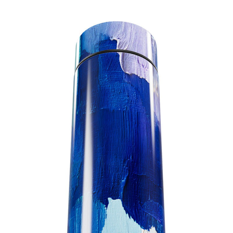 Garrafa Térmica Touch - Azul Artístico