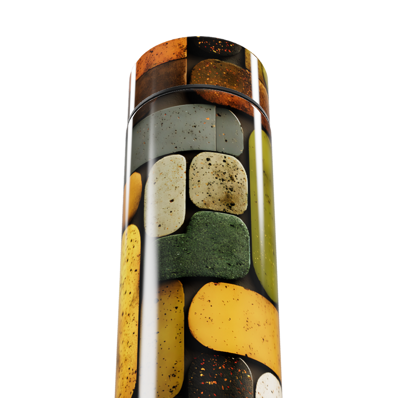 Garrafa Térmica Touch - Estampa Colorida Pedras