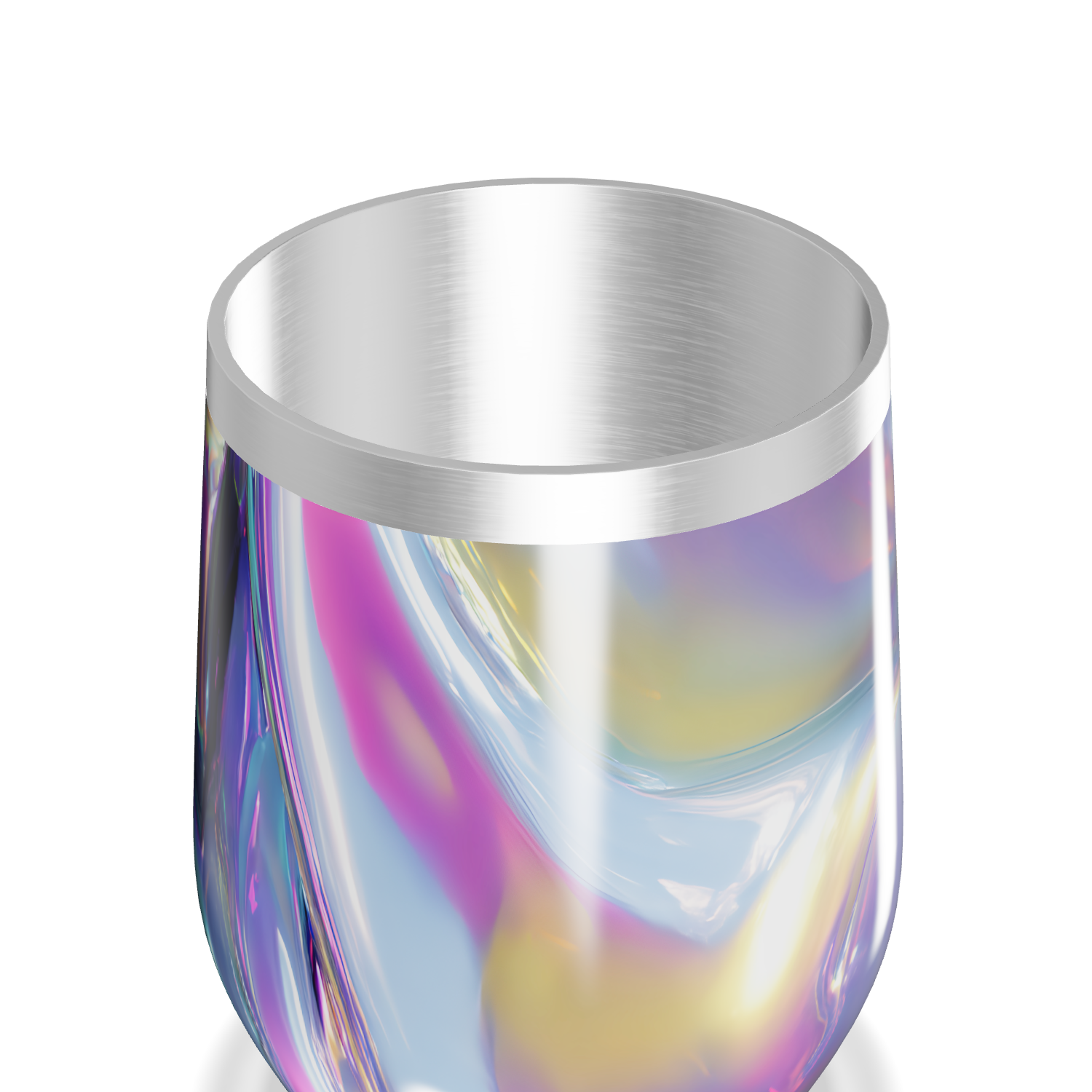 Copo Térmico Slim - Iridescente Aço Inox