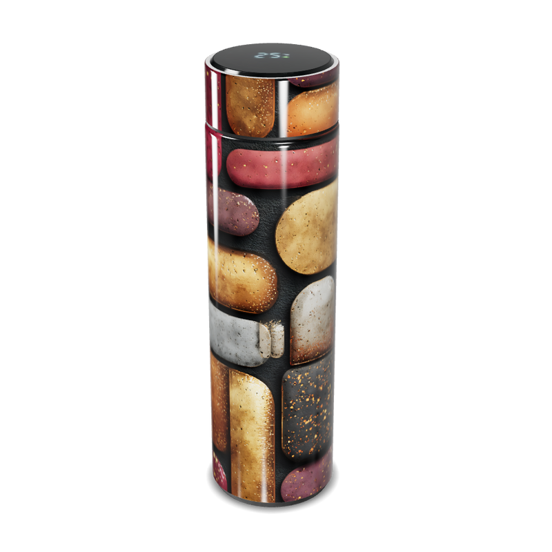 Garrafa Térmica Touch - Estampa Colorida