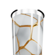 Copo Térmico - Com estampa hexagonal dourada
