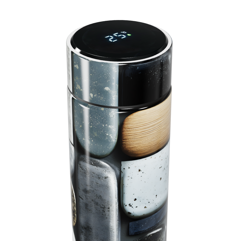 Garrafa Térmica Touch - Design Multicolorido Moderna