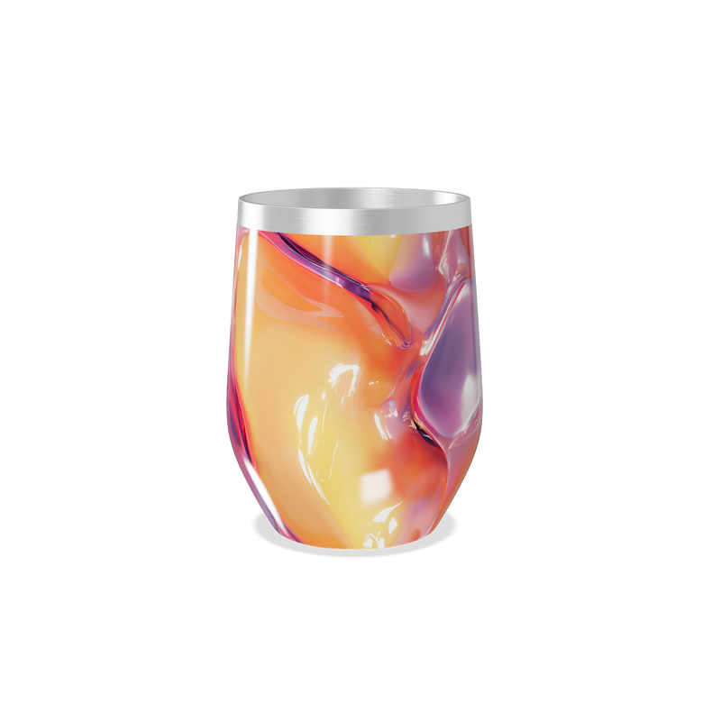 Copo Térmico Slim - Estampa Abstrata Colorida