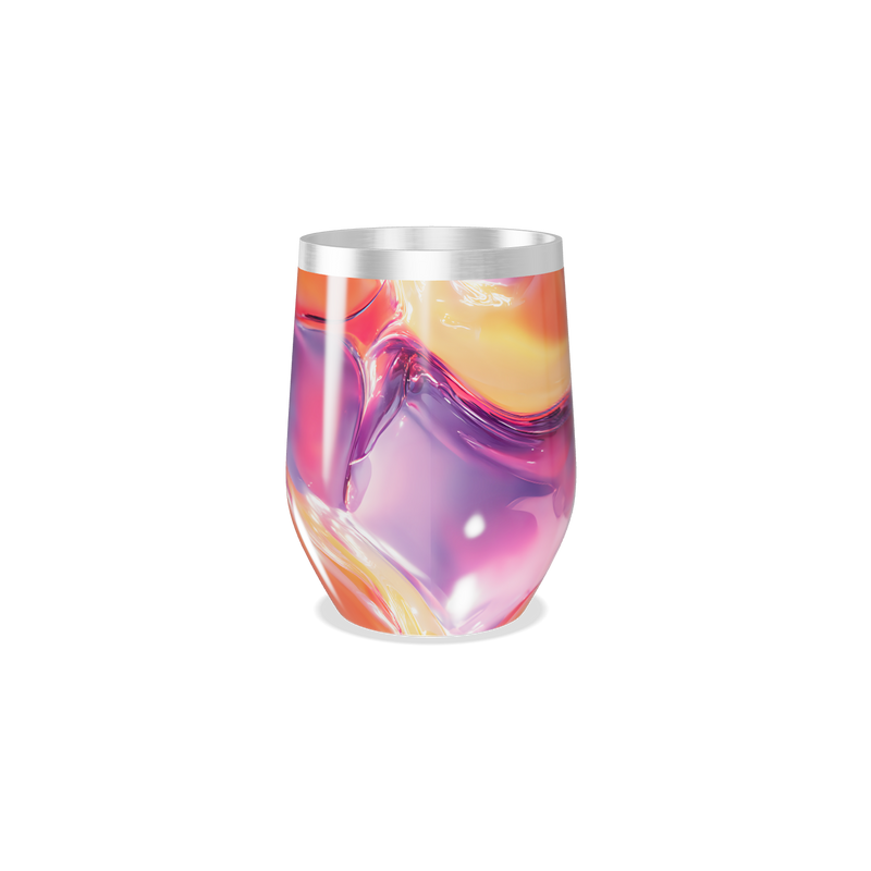 Copo Térmico Slim - Estampa Abstrata Colorida