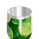Copo Térmico Slim - Estampa Limão Verde