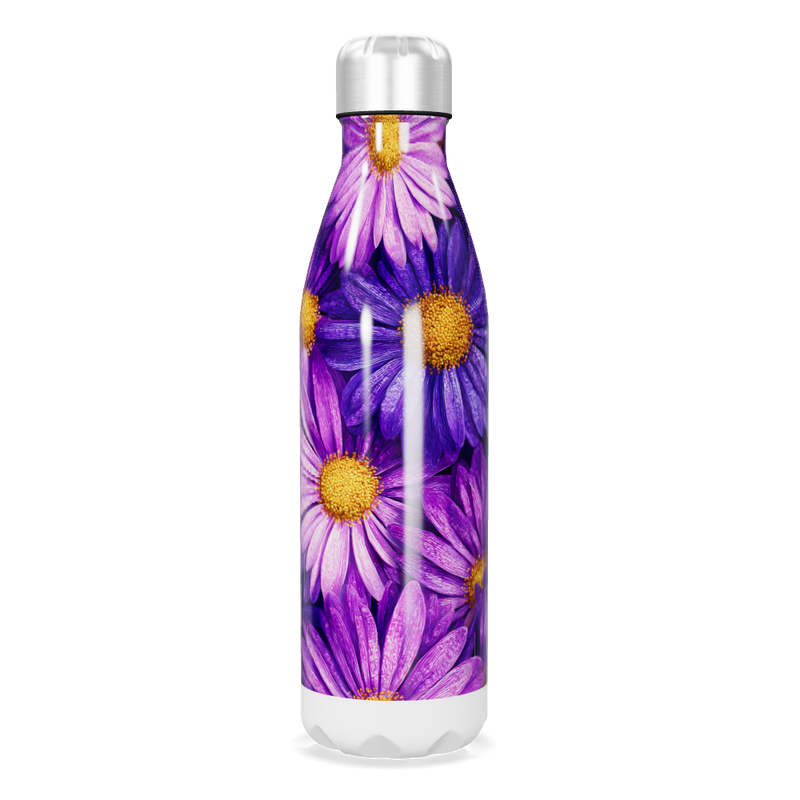 Garrafa Inox Flores Roxas 750ml