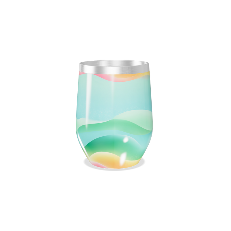 Copo Térmico Slim - Multicolorido Inox