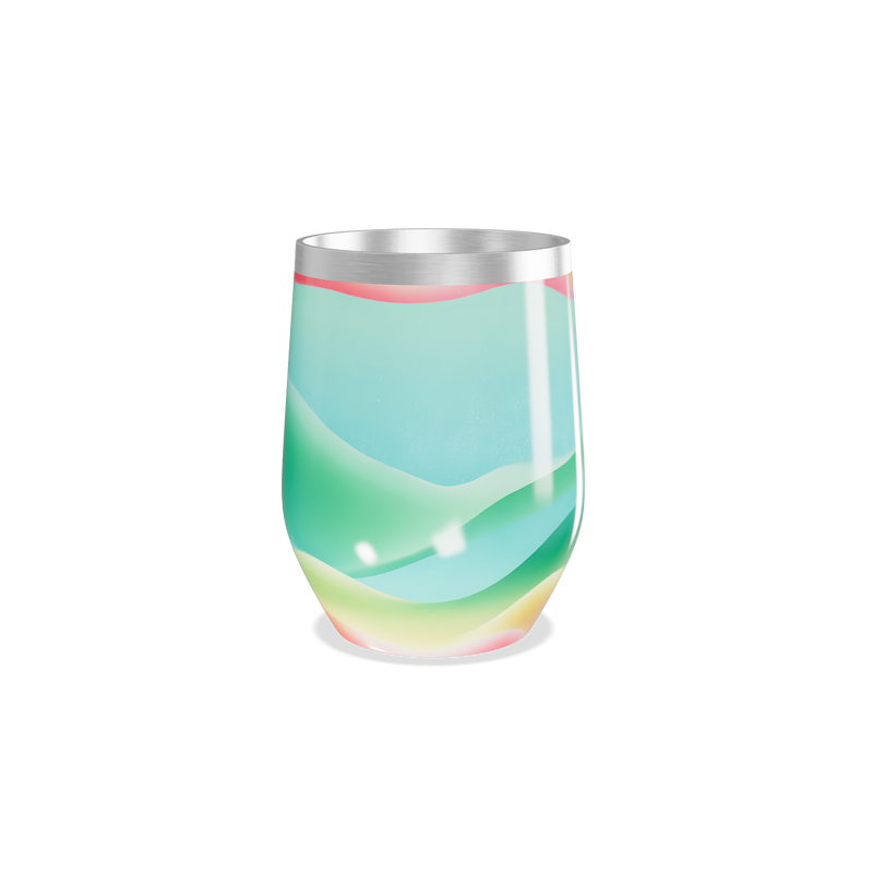 Copo Térmico Slim - Multicolorido Inox